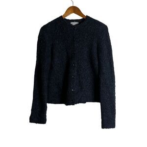 J. Crew dark grey Wool‎ blend Cardigan. Size small